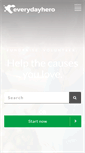 Mobile Screenshot of everydayhero.com