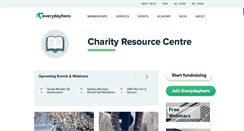 Desktop Screenshot of charity.everydayhero.com.au
